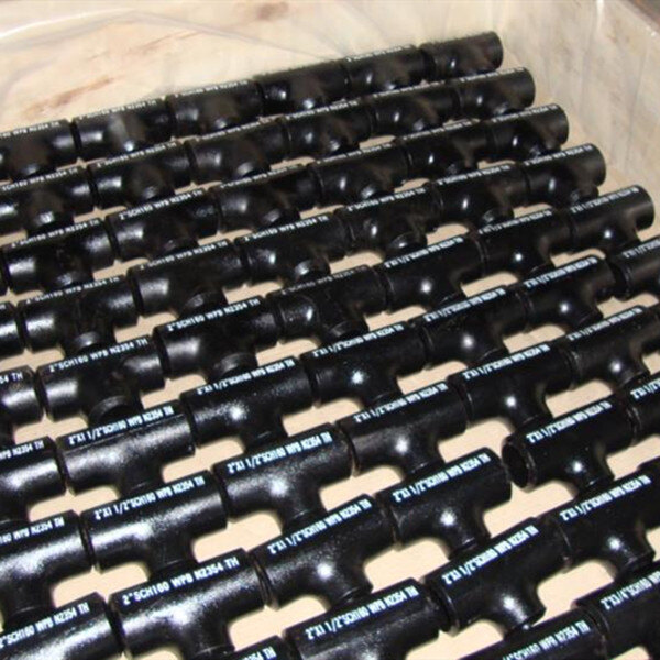 Seamless Reducing Tee 4 x 2 Inch SCH160 x XXS Beveled Ends ASTM A420 WPL6 ASME B16.9